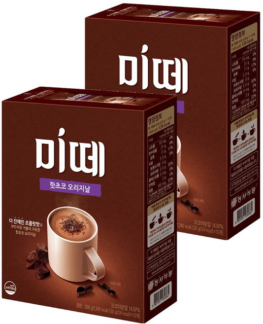 미떼 핫초코 오리지날, 30g, 10개입, 2세트
