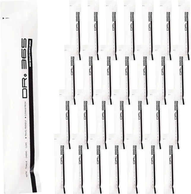 닥터365 투데이 미세모 원터치 칫솔 핑크, 100개, 1개입 - 쿠팡