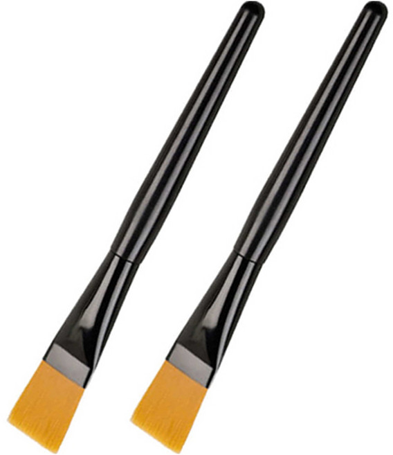 메디필 팩 브러쉬, 블랙, 2개