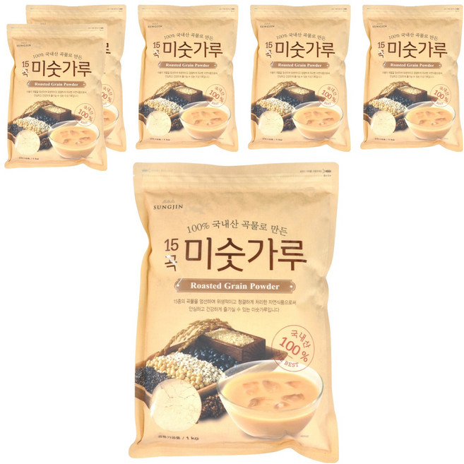 성진 15곡 미숫가루, 1kg, 6개