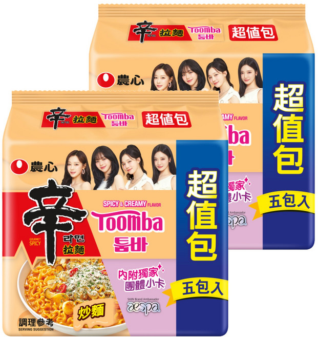 NONGSHIM 農心 辛拉麵 辣白醬風味 137g, 10包