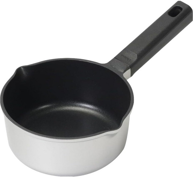 PEARL LIFE 珍珠金屬 牛奶鍋 鋁壓鑄/不沾塗層/瓦斯爐專用, 14cm, 銀色, 1個