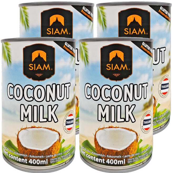SIAM 椰奶, 400ml, 4罐