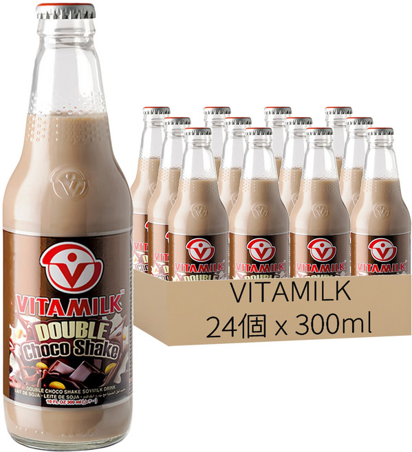 VITAMILK 豆奶 巧克力口味, 24個, 300ml