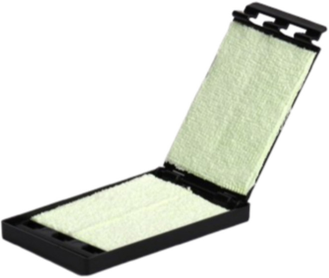 탑피아 간편한 기타줄 스트링 클리너 클리어 블랙 고운면, 1개