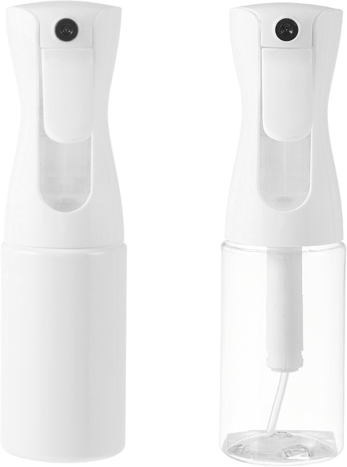코멧 안개분사 분무기 160ml, 올 화이트, 클리어 화이트, 2개