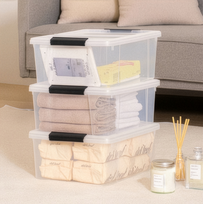 코멧 클리어 리빙박스, 3개