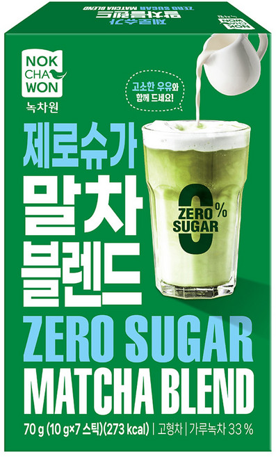 녹차원 제로슈가 말차블렌드, 10g, 7개입, 1개