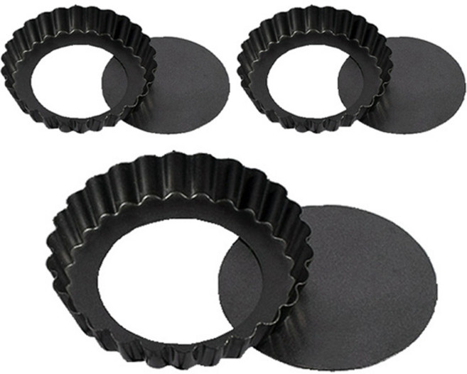 이홈베이킹 분리형 미니 타르트팬, 3개