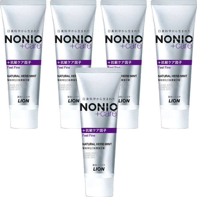 LION 獅王 NONIO 台灣公司貨 終結口氣抗敏牙膏