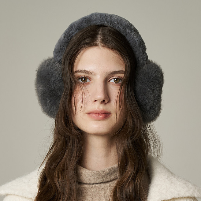 WHITE SANDS 女性用毛絨可折疊耳罩 Marti