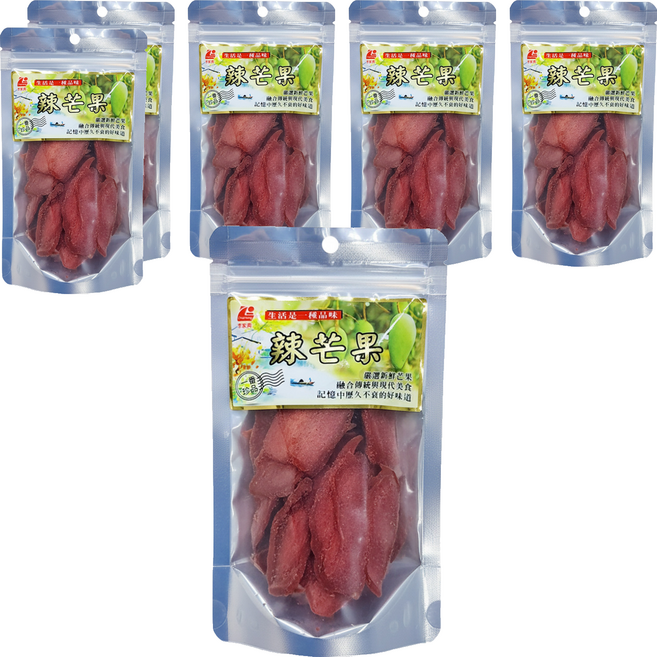 李家興 辣芒果, 120g, 6包