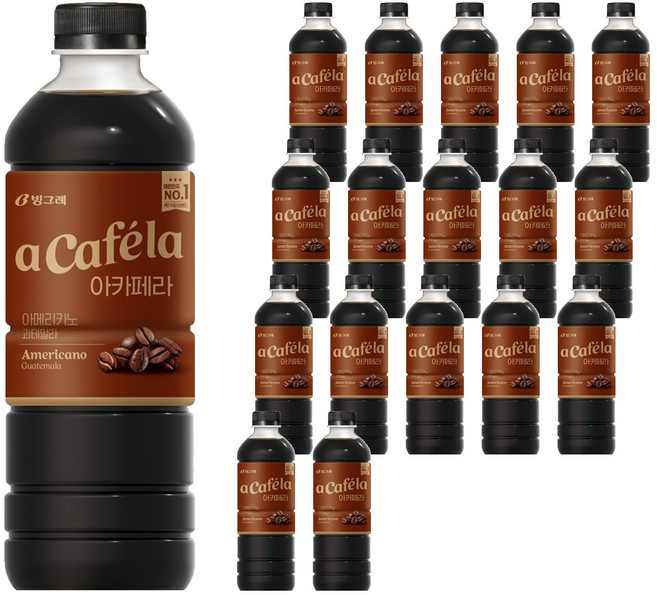 아카페라 아메리카노 과테말라, 1L, 18개