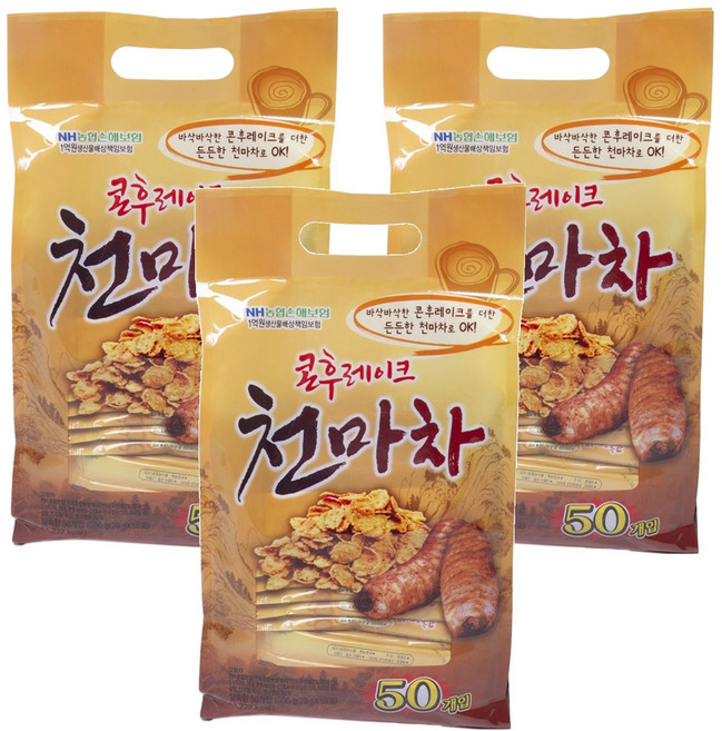 동일 콘후레이크 천마차, 20g, 50개입, 3개