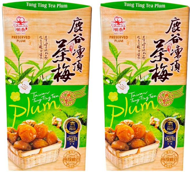 順泰 鹿谷凍頂茶梅, 400g, 2盒
