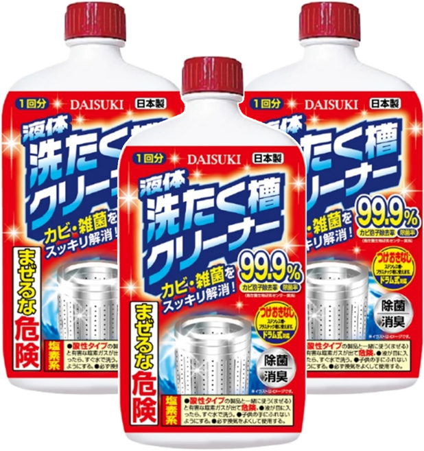 豐田製藥 DAISUKI 洗衣槽清潔劑, 550g, 3瓶