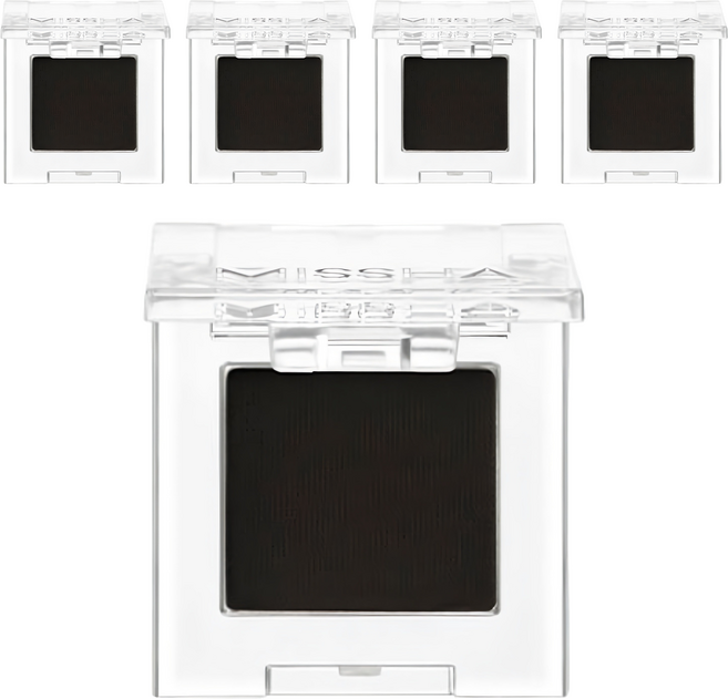 미샤 모던 섀도우 1.7g, 116 코드블랙, 5개