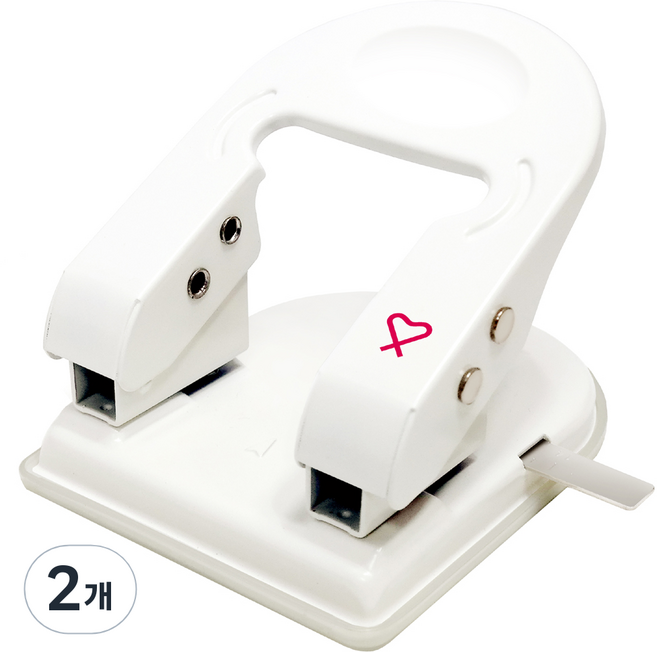 바이하츠 70mm 전용 30매 천공 2공 고정펀치 BY-30G, 2개