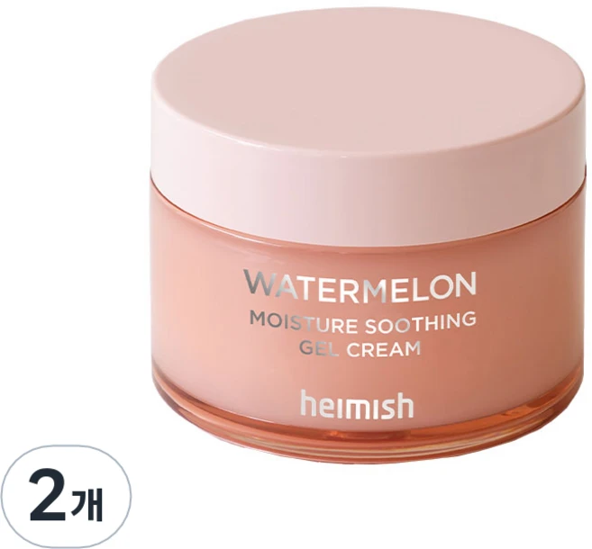 헤이미쉬 워터멜론 모이스처 수딩 젤크림, 110ml, 2개 - 쿠팡