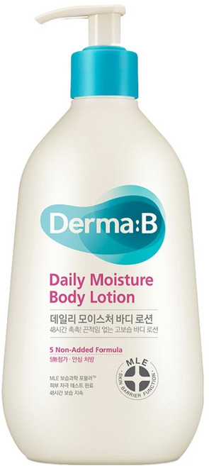Derma B 日常保濕身體乳 木質香, 400ml, 1瓶