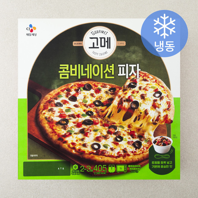고메 콤비네이션 피자 (냉동), 405g, 1개입, 1개