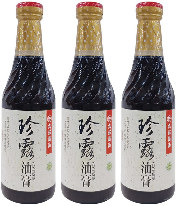 丸莊醬油 珍露油膏 調和, 500g, 3瓶