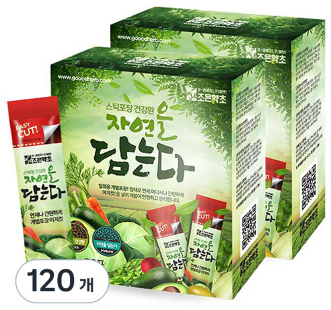 굿허브 조은약초 자연을 담는다 스틱형 칡환, 120개, 3g