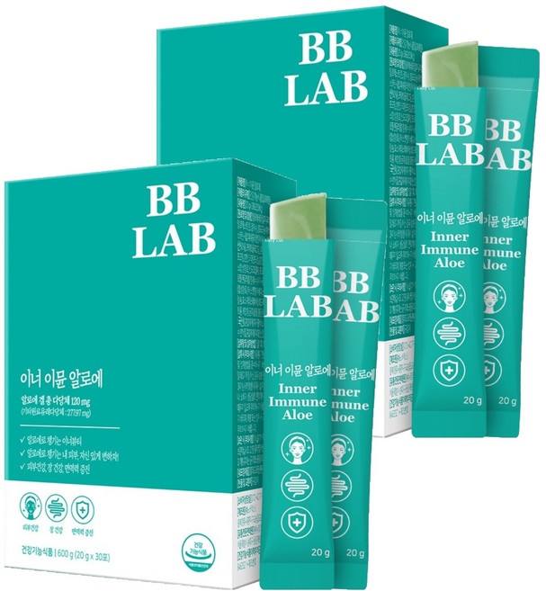 뉴트리원 비비랩 이너 이뮨 알로에, 600g, 2개