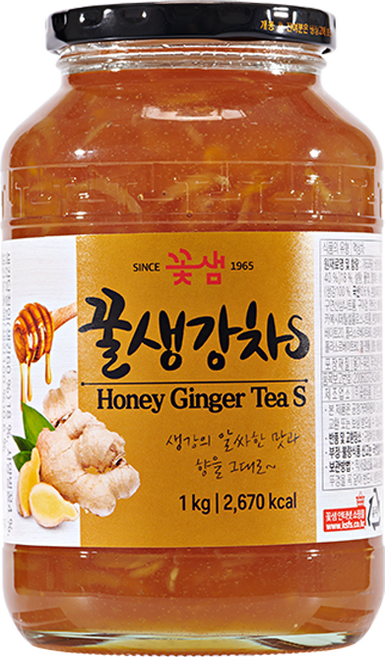 꽃샘 꿀생강차 S, 1kg, 1개입, 1개