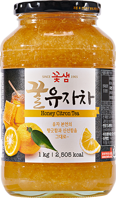 꽃샘 꿀유자차, 유자차, 1kg, 1개, 1kg, 1개입