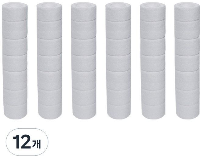 FILTER KLASS Habb3段可調式蓮蓬頭適用除鏽濾芯, 無香, 12個