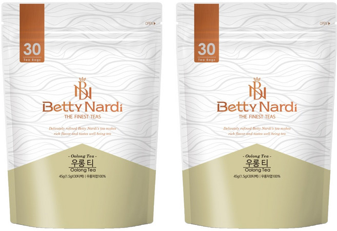 베티나르디 우롱 티, 1.5g, 30개입, 2개