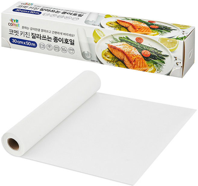 코멧 키친 잘라쓰는 종이호일, 50m, 1개입, 1개