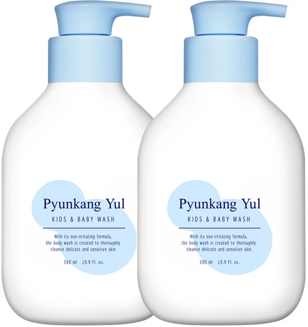 편강율 키즈 앤 베이비 워시 스위트 오렌지, 2개, 590ml - 쿠팡