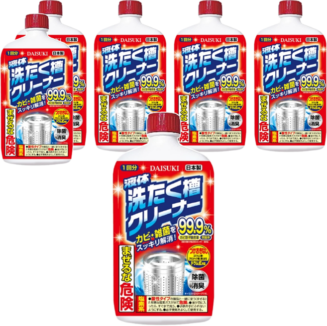 豐田製藥 DAISUKI 洗衣槽清潔劑, 550g, 6瓶