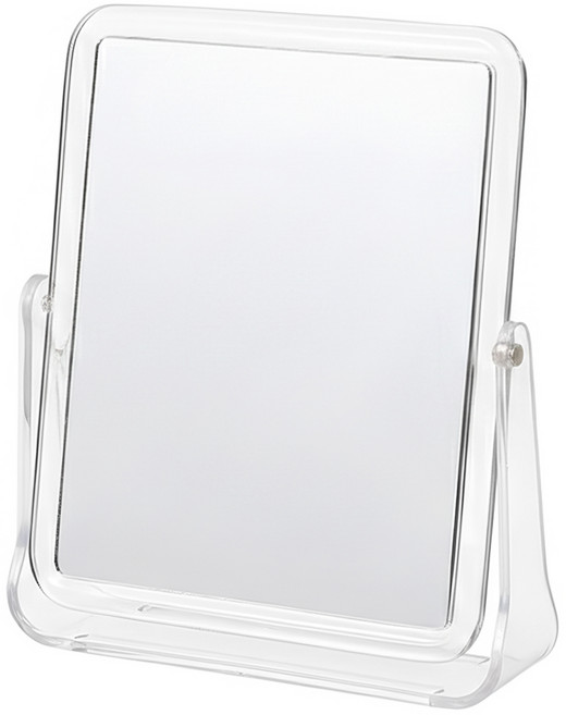 透明化妝鏡 17.8 x 14.7 x 3.7cm 195g 3個, 透明色