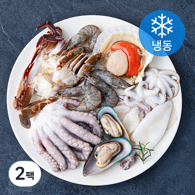 살맛나요 해물모듬 (냉동), 700g, 2팩