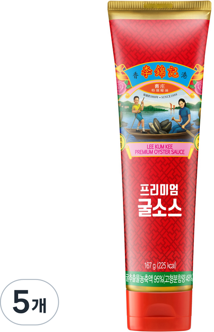 이금기 프리미엄 굴소스, 167g, 5개