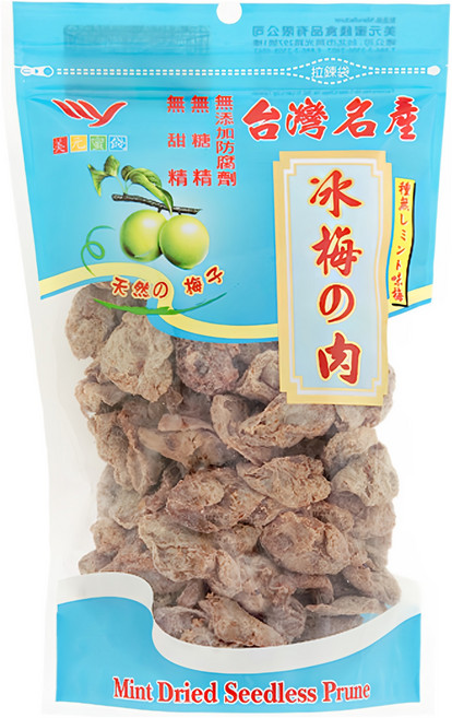 美元 蜜餞 冰梅肉, 160g, 1包