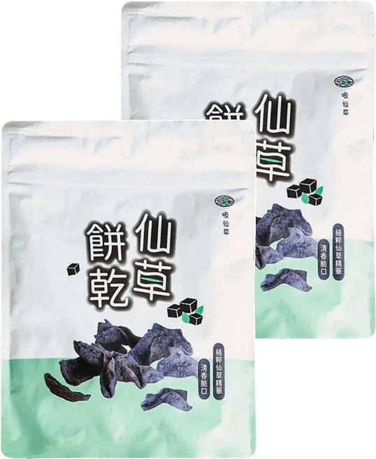 吸仙草 仙草豆腐餅乾, 2包, 150g