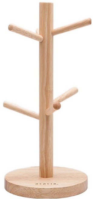 ACACIA HOME 馬克杯架, 木頭色, 1個