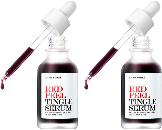 쏘내추럴 레드 필 팅글 세럼, 35ml, 2개