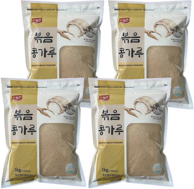청은에프엔비 볶음콩가루, 4개, 1kg