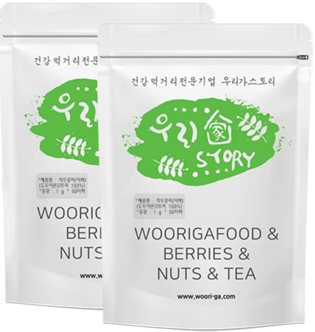 우리가스토리 작두콩차 티백, 1g, 50개입, 2개