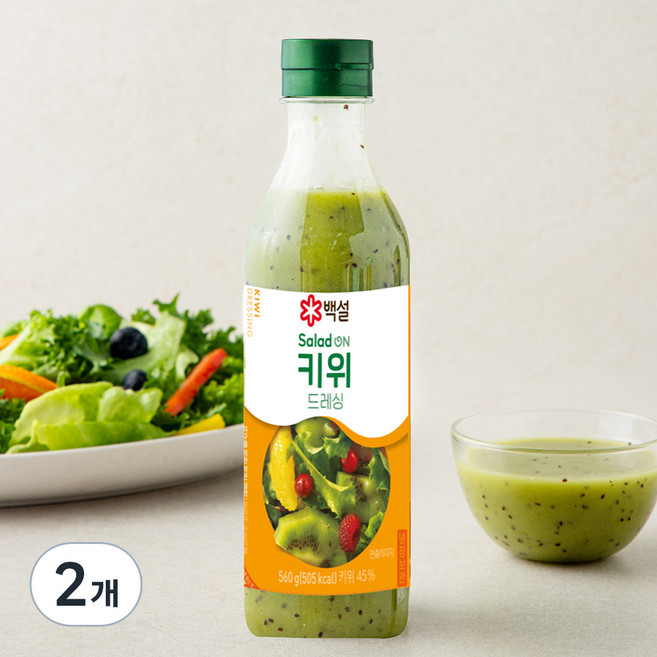 백설 키위 드레싱, 560g, 2개