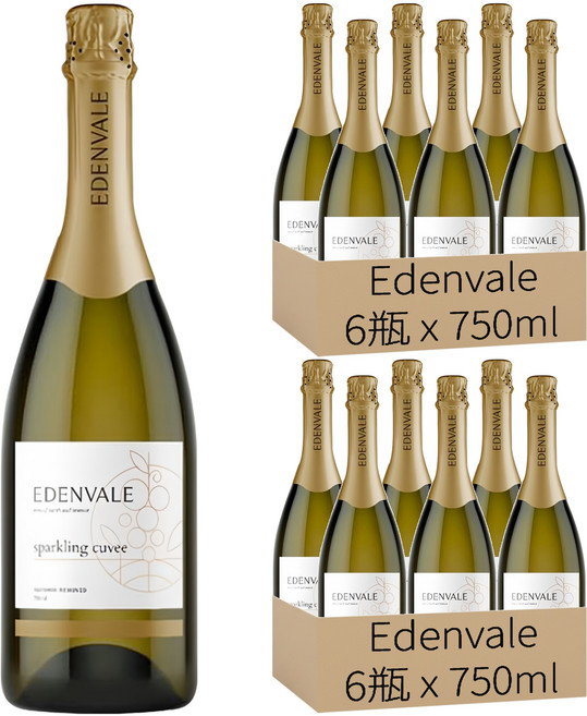 EDENVALE 氣泡白葡萄飲 混釀, 750ml, 12瓶