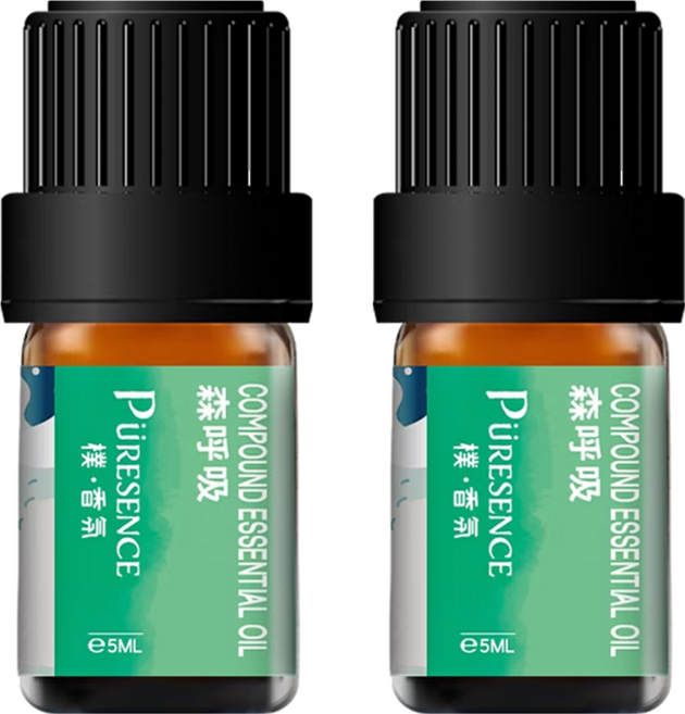 PURESENCE 樸香氛 森呼吸複方精油, 5ml, 2瓶
