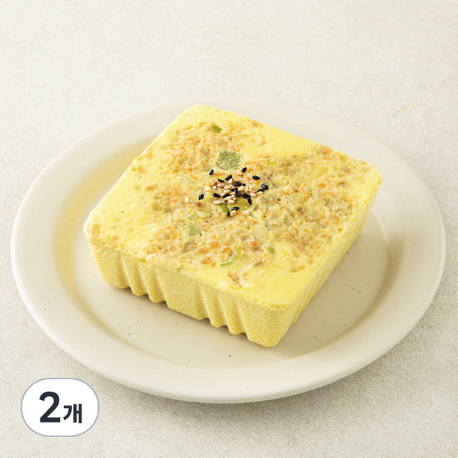 집반찬연구소 야채계란찜 2팩, 2개, 480g