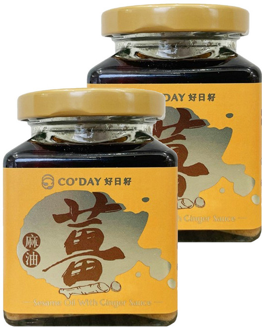 CO'DAY 好日籽 麻油薑泥 全素, 170g, 2瓶