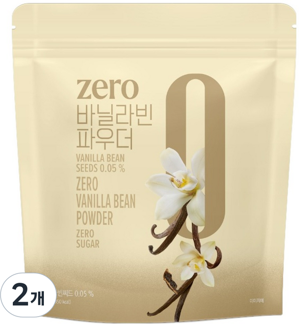 네이쳐티 zero 바닐라빈 파우더, 500g, 2개, 1개입